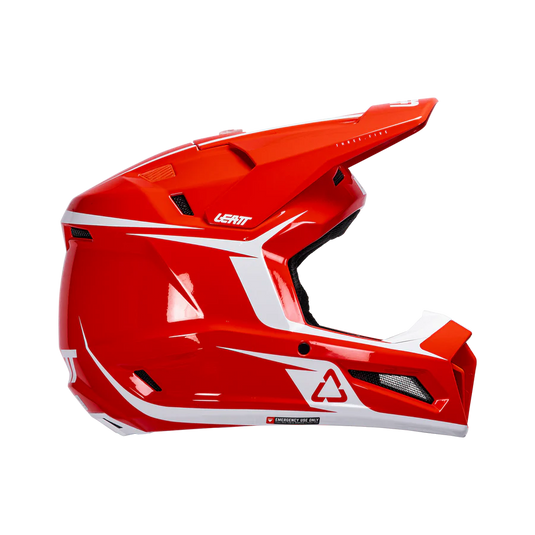 קסדה לאופנוע שטח/טרקטורון כולל משקף ליט אדום LEATT 3.5 Red V26