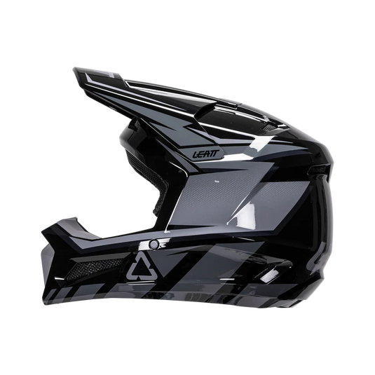 קסדה לאופנוע שטח/טרקטורון ליט שחור LEATT Stealth 2.5