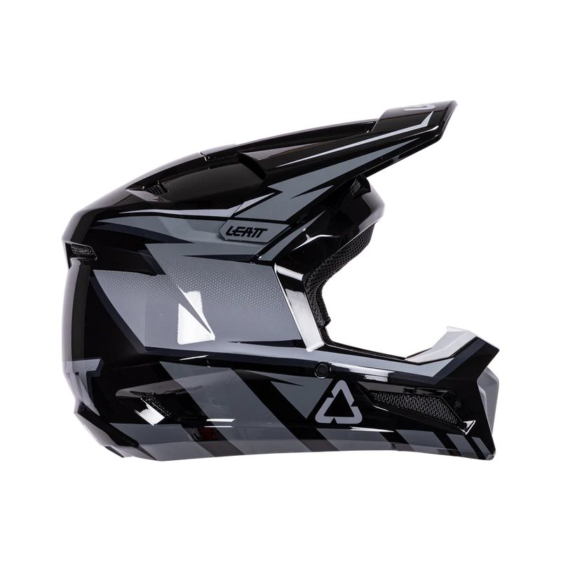 Load image into Gallery viewer, קסדה לאופנוע שטח/טרקטורון ליט שחור LEATT Stealth 2.5
