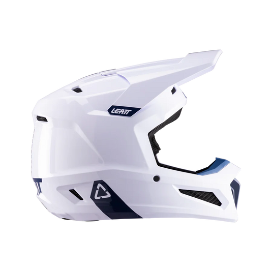 קסדה לאופנוע שטח/טרקטורון ליט לבן LEATT Stealth 2.5 V26