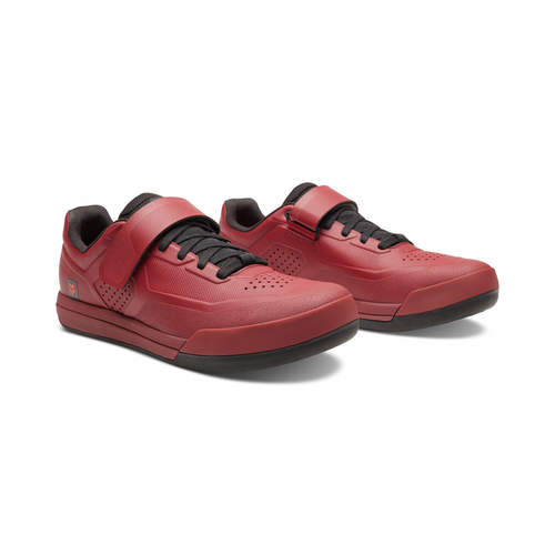 נעלי רכיבה לאופניים קליטים אדום UNION CLIPLESS SHOE V23