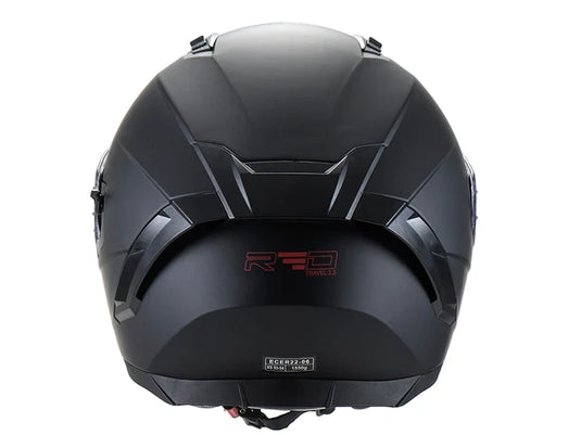 קסדה מלאה לאופנוע/קטנוע רד שחור מט RED TRAVEL 2.3