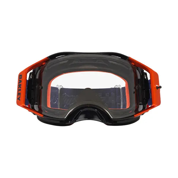 Load image into Gallery viewer, משקפי אבק אוקלי כתום/כחול OAKLEY Airbrake MX TLD Navy Sunrise
