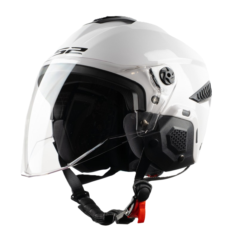 Load image into Gallery viewer, קסדה 3/4 לאופניים/קורקינט חשמלי אל אס 2 אי בייק לבן LS2 OF610 E-BIKE
