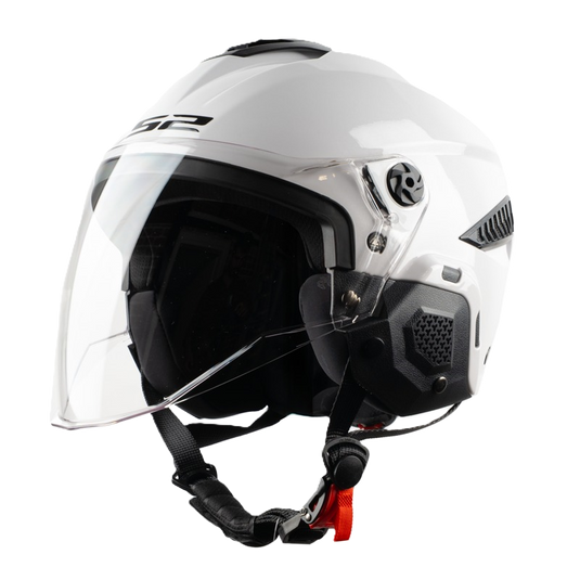 קסדה 3/4 לאופניים/קורקינט חשמלי אל אס 2 אי בייק לבן LS2 OF610 E-BIKE