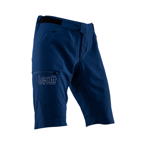 מכנס רכיבה קצר ליט כחול LEATT MTB Enduro 1.0 Denim