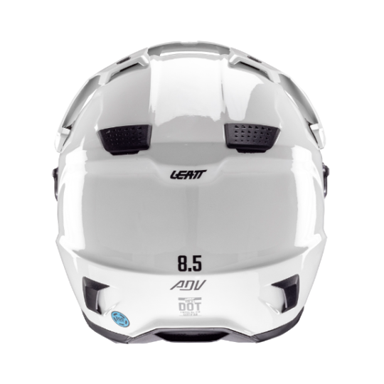 Load image into Gallery viewer, קסדה אדוונצ'ר ליט 8.5 לבן כולל משקף אבק LEATT ADV 8.5 V25 White
