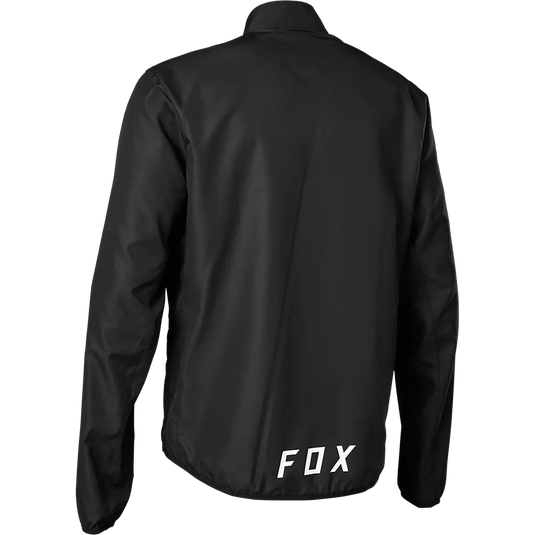 מעיל רכיבה נגד רוח וגשם פוקס שחור/אפור FOX Ranger Wind jacket