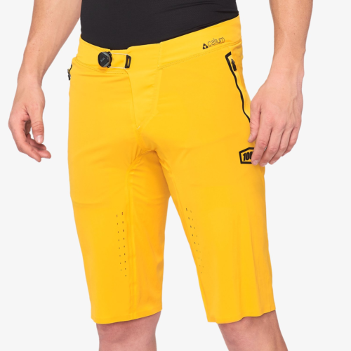 מכנסי שטח אופניים קצר 100% CELIUM צהוב