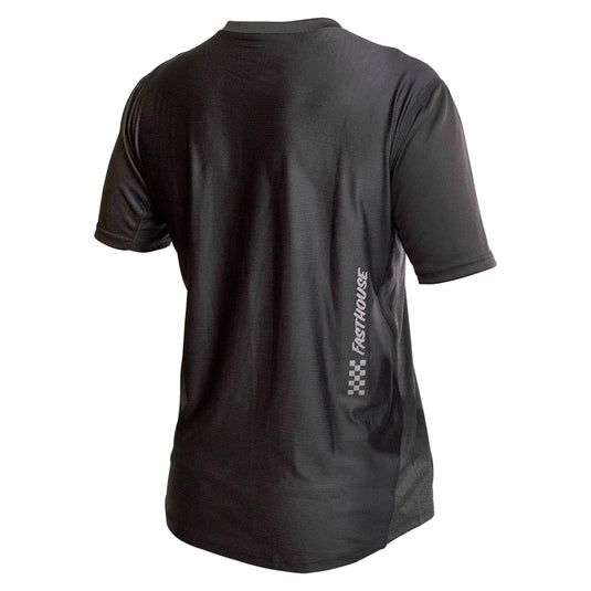 חולצת רכיבה קצרה לאופני שטח פסטהאוס שחור/אפור-Fasthouse Alloy Messa