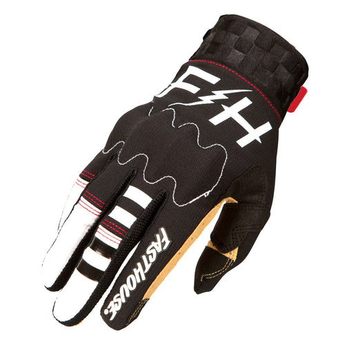 כפפות רכיבה ממוגנות פסטהאוס שחור/לבן Speed Style Blaster Glove - Black/White