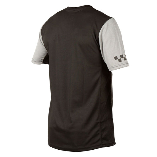 חולצת רכיבה קצרה לאופני שטח-FATHOUSE Classic Cartel SS Jersey - Heather Grey