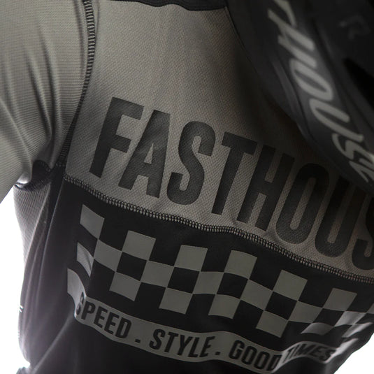 חולצת רכיבה פסטהאוס שחור/אפור-Fasthouse Grindhouse Torino Jersey Black/Gray