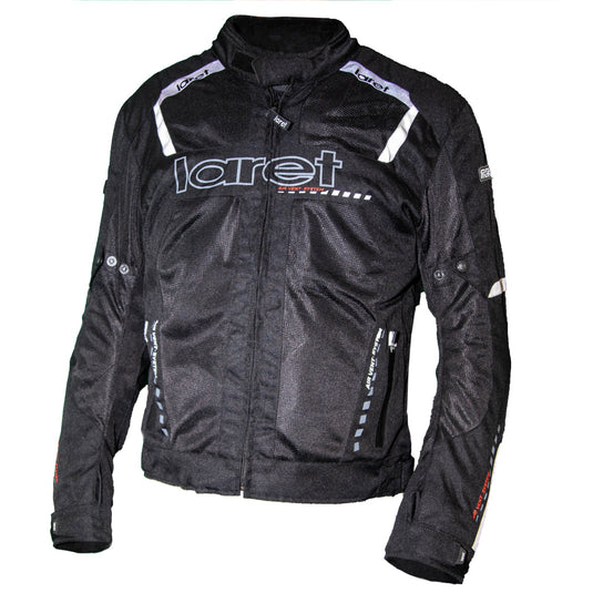 מעיל לאופנוע/קטנוע ממוגן רב עונתי שחור לארט LARET
