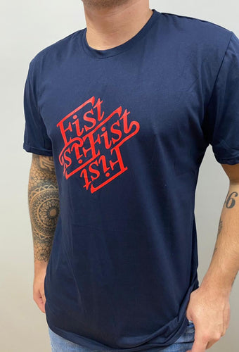 חולצת טי שירט פיסט-FIST TEE BLUE