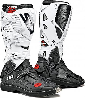 SIDI CROSSFIRE 3 מגף רכיבה לאופנוע שטח/טרקטורון רכיבה שחור/לבן